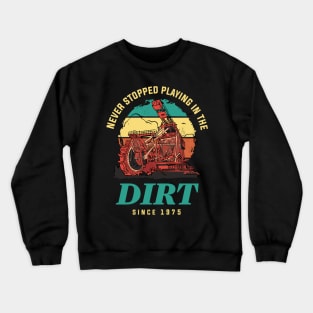 Funny Excavator and Construction Worker Heavy Equipment Crewneck Sweatshirt